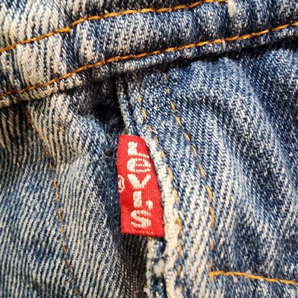 Levis Trucker Denim Jean Jacket Med wash Mens Size 40 - Picture 4 of 5